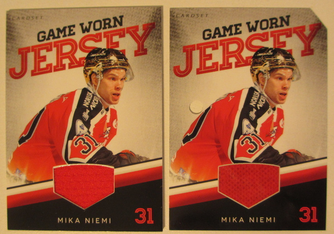 Mika Niemi Ässät Jersey Cardset 2014-15
