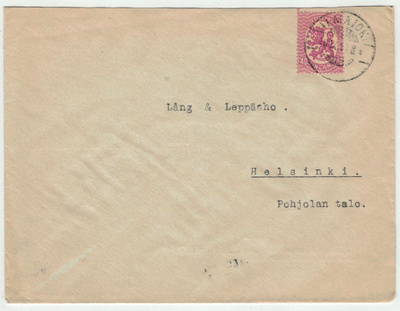 1917 40p kirje ILMAJOKI