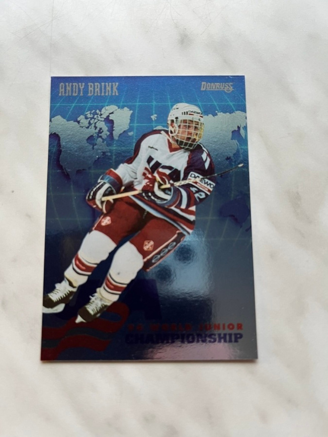 1993-94 Donruss Junior Championship Usa Andy Brink #3