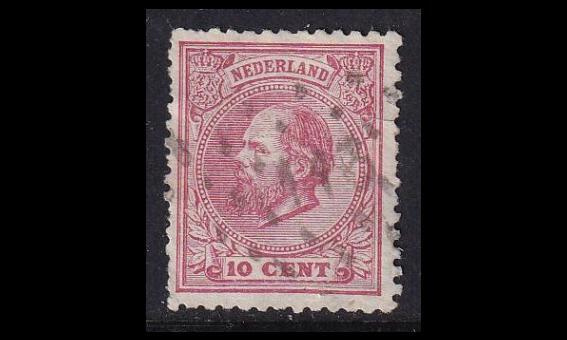 Alankomaat 21G o Willem III 10 C pisteleima 113 (1872)