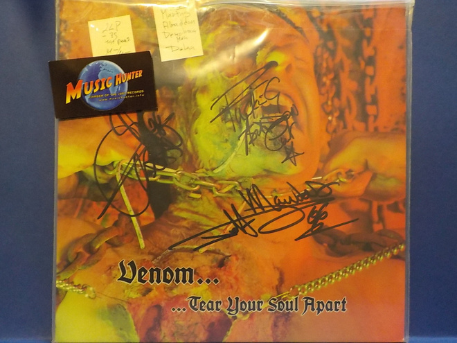 VENOM - ...TEAR YOUR SOUL APART - M-/M- 2LP + NIMMARIT
