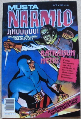 Mustanaamio 15 / 1989 , lukematon