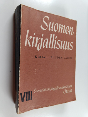 Matti (toim.) Kuusi : Suomen kirjallisuus 8 : Kirjallisuu...