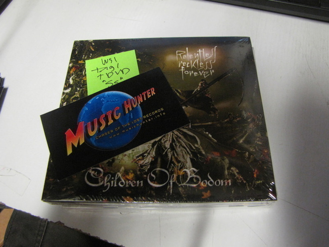 CHILDREN OF BODOM- RELENTLESS RECKLESS FOREVER CD+ DVD UUSI