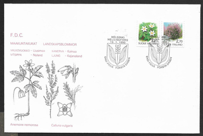 Yleismerkit 1990 FDC (LAPE 1097-1098)