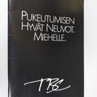 Hannu Miettinen : Pukeutumisen hyvät neuvot miehelle - pikkukuva 1