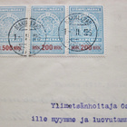 VANHA Asiakirja Leimamerkit ym 1916 - pikkukuva 2