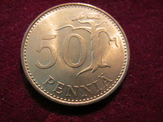 50 penniä 1988