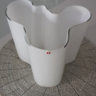 Valkoinen / opaali Iittala Alvar Aalto Savoy Maljakko 3030 - pikkukuva 1