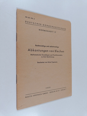 Abkantungen von Blechen
