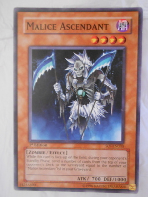 Yu-Gi-Oh hirviö Malice Ascendant
