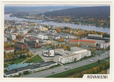 Rovaniemi Lappi ilmakuva