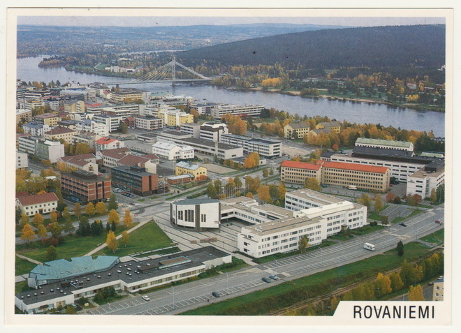 Rovaniemi Lappi ilmakuva