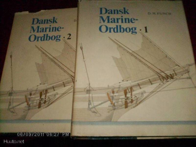 DANSK MARINE-ORDBOG 1-2 näköispainos (Sis.pk:t)
