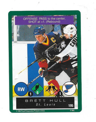 1995 OneOnOne #195 Brett Hull St Louis Blues