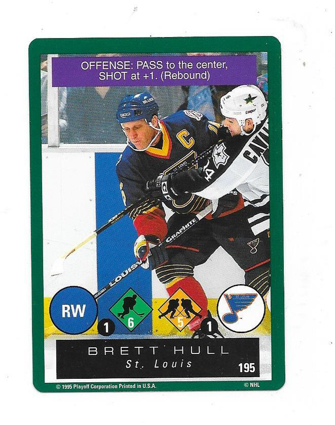 1995 OneOnOne #195 Brett Hull  St Louis Blues