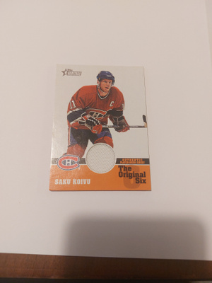 2000-01 Topps Heritage Original Six Relics #OSJSK Saku Koivu
