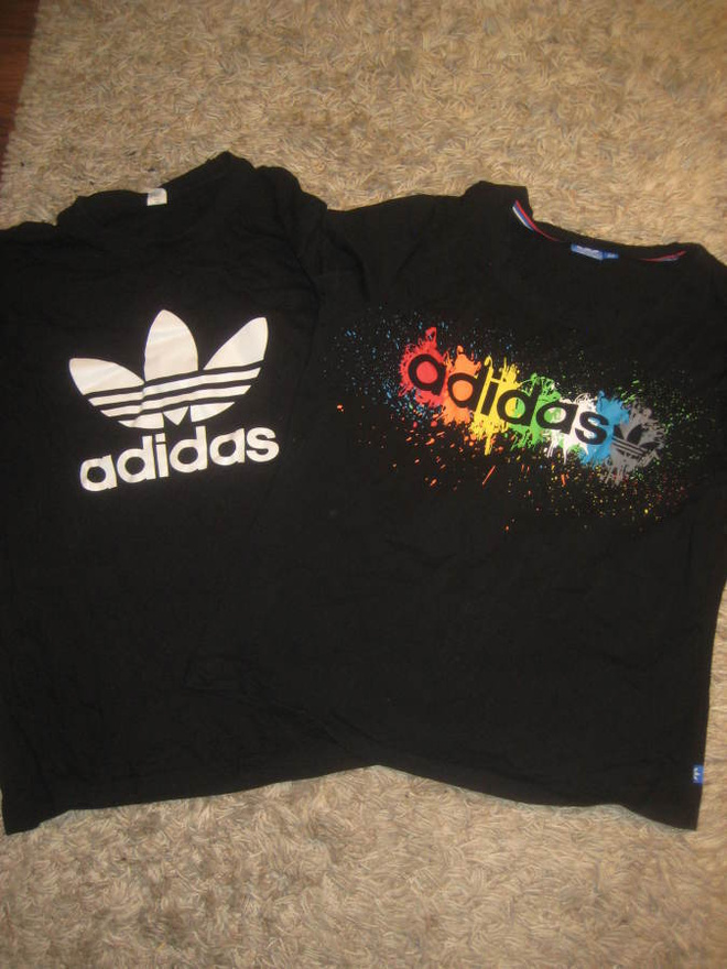 ** Adidas  t-paita 2 kpl  koko s *