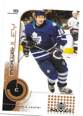 2002-03 Upper Deck MVP #171 Alyn McCauley Toronto Maple Leaf