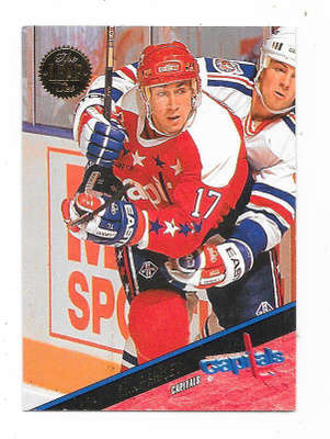1993-94 LEAF #102 Mike Ridley , Washington Capitals