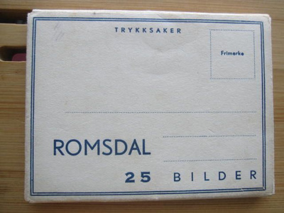 Norja, Romsdal paikkakunnan kuvia 25 eril kansiossa