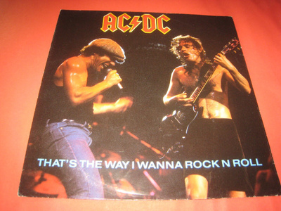 AC/DC, Thats the way i wanna... (pelkät kannet)