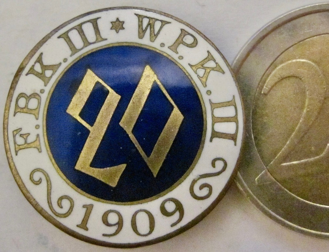 VANHA Merkki 20 FBK III WPK 1909 VPK Palokunta
