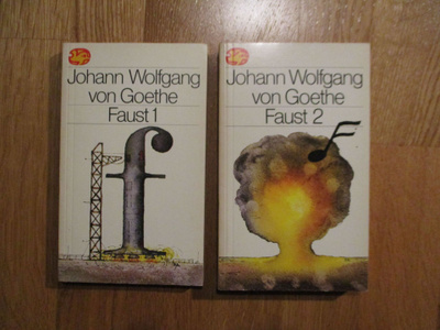 GOETHE Faust 1 & 2 Murhenäytelmä OTAVA * delfiinikirjat kult