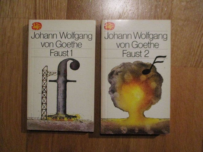 GOETHE Faust 1 & 2 Murhenäytelmä OTAVA * delfiinikirjat kult