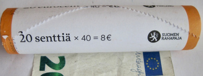 Suomi Rahapaja Täysi Rulla 40 x 20 senttiä 2014