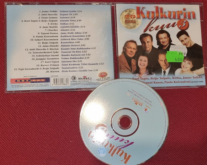 CD Kulkurin kuu 3 iskelmäkokoelma