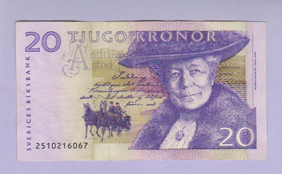 Ruotsi 20 Kronor v.2002 P-63a