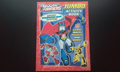 Transformers Jumbo Activity Book Hasbro 96 sivua (2009)