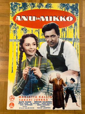 Vanha elokuvajuliste: Anu ja Mikko