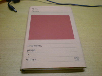 Martti Anhava: Professori, piispa ja tyhjyys