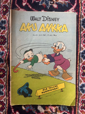 Aku Ankka 1967 nrot 5, 6, 12, 20 ja 21 – 5 kpl
