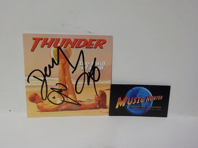THUNDER - THE THRILL OF IT ALL PROMOKORTTI + NIMMARIT