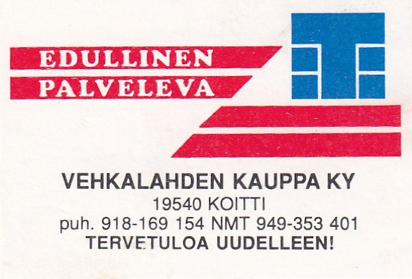 Koitti, Vehkalahden Kauppa Ky    b597