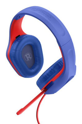 Trust GXT 415SM Zirox Headset Wired Head-band Gaming Blue, R