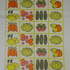 Retro pöytäliina - kasvikset - kesäsatoa - pikkukuva 3