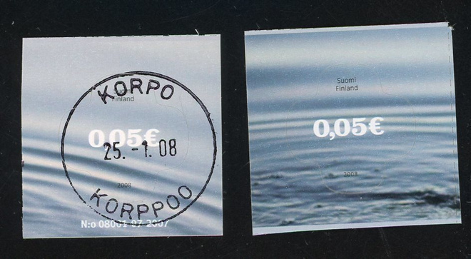 2008 Yleismerkki 0,05 € Lo ja **