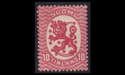 69 ** M-17 10p punainen (1917)