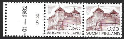 Suomi 1982, 0,90 mk Hämeen linna