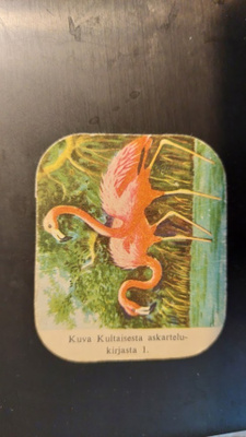 Rengaskahvi kahvilappu - Flamingo