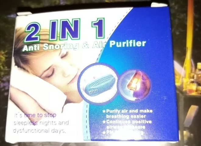Apu kuorsaukseen: Anti Snoring & Air Purifier 2 In 1