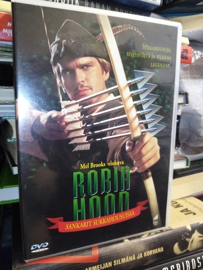 DVD Robin Hood -  Sankarit sukkahousuissa ( SIS POSTIKULU