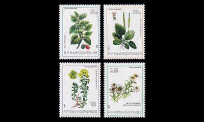 Albania 2229-32 ** Kasvit (1984)