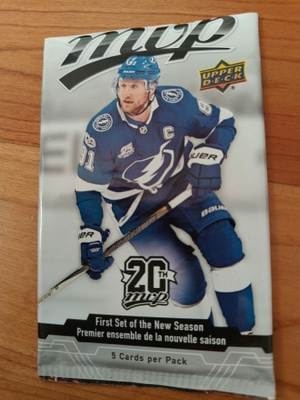 MVP (Upper Deck) jääkiekkokortteja alk. 0,20 €/kpl