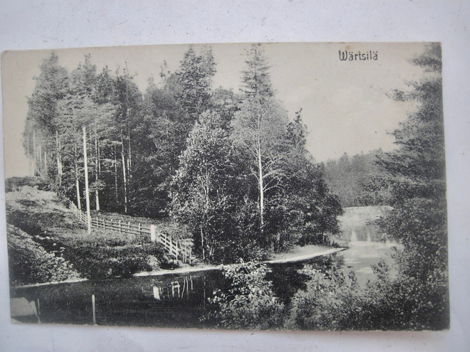 VANHA Postikortti Värtsilä Luov. Karjala 1900-l