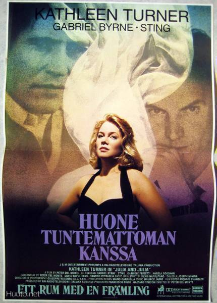 Elokuvajuliste: Huone tuntemattoman kanssa (Kathleen Turner)